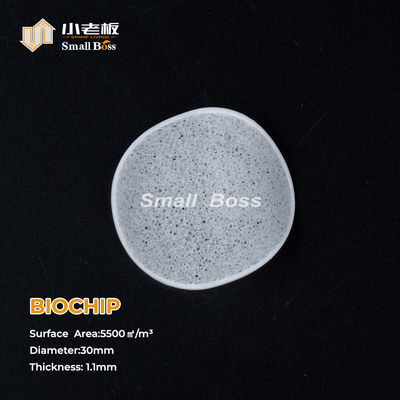 comprar White Color Mbbr Filter Media with Virgin HDPE Material Ras Biochip online manufacture