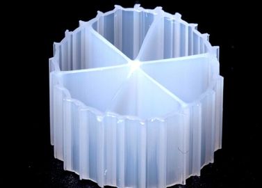 comprar Material virgen de HDPE MBBR Biomedia con mecanismo de formación de biopelícula portadora rápida online manufacture