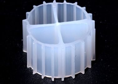 comprar Medios de filtro de plástico de color blanco virgen de material HDPE MBBR Bio bolas para RAS online manufacture