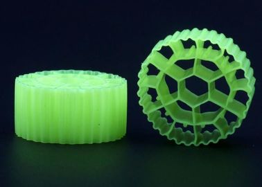 comprar Medios de filtro virgen HDPE MBBR con color blanco y larga vida útil para tamaño 35 * 18mm online manufacture