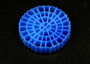 comprar Pescado de estanque de acuario color azul MBBR portador flotante de gran superficie > 1200M2/M3 Tecnología SBR 25*4mm medios online manufacture