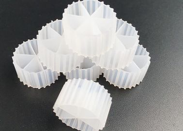 comprar Medios de filtro biológico 100% virgen HDPE de color blanco para el tratamiento de aguas residuales online manufacture