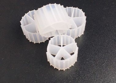 comprar Medios de filtro MBBR de color natural y material virgen HDPE MBBR Bio Media para RAS 10 * 7mm online manufacture
