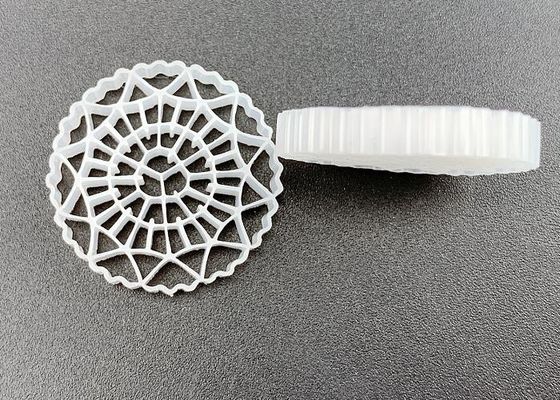 comprar Kaldnes K5 HDPE 1600m2/M3 Gran superficie de biopípelas MBBR Medios flotantes de filtro online manufacture