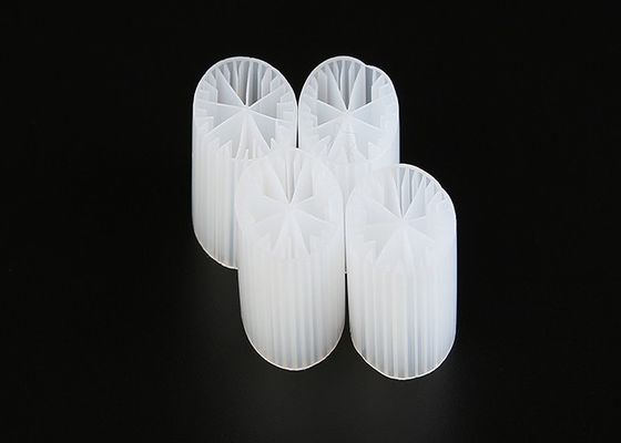 comprar Medios de filtro virgen HDPE MBBR de plástico con buena superficie y color blanco online manufacture