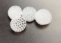 Material blanco plástico del HDPE de filtro de la tecnología MBBR del FDA Safty A/O medios