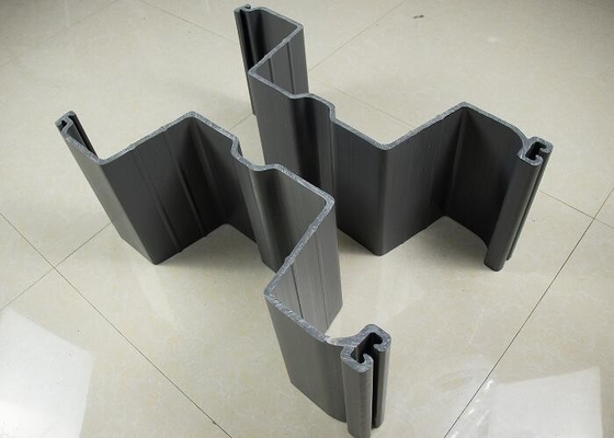 comprar Vinyl PVC de extrusión de la hoja de plástico pila en forma de U de color gris online manufacture