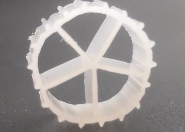 Material virgen de HDPE MBBR Bio Media 10 * 7mm Tamaño para una larga vida útil