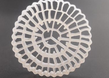 gran superficie de 25*4 mm y material virgen de HDPE de color blanco, medio de biopelícula MBBR