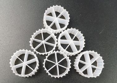 MBBR BIOCELL tratamiento hidropónico de aguas residuales 6 habitaciones 16*10 mm de color blanco resistente a la humedad cargador de relleno de larga duración