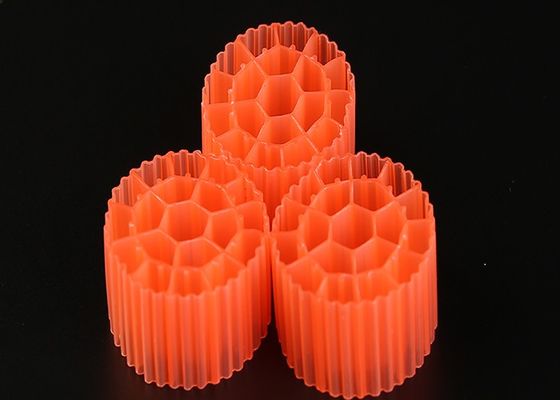 35*18mm de material virgen de HDPE MBBR Bio bolas para acuario MBBR Bio medios PE07 Popular