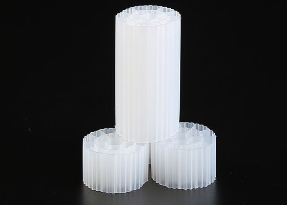 K3 Tratamiento del agua MBBR Bio Media HDPE Bio Cel Colorul Plástico
