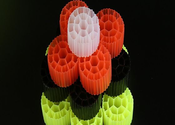 Biobollas Medios de filtro de plástico coloridos y vírgenes de material HDPE MBBR