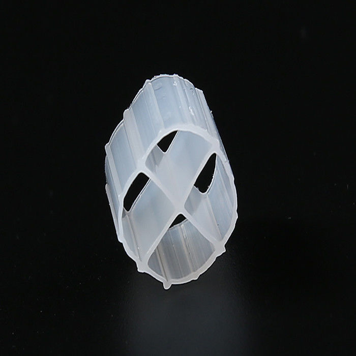 Medios de filtro MBBR de 12*9mm con color natural y material flotante de HDPE virgen