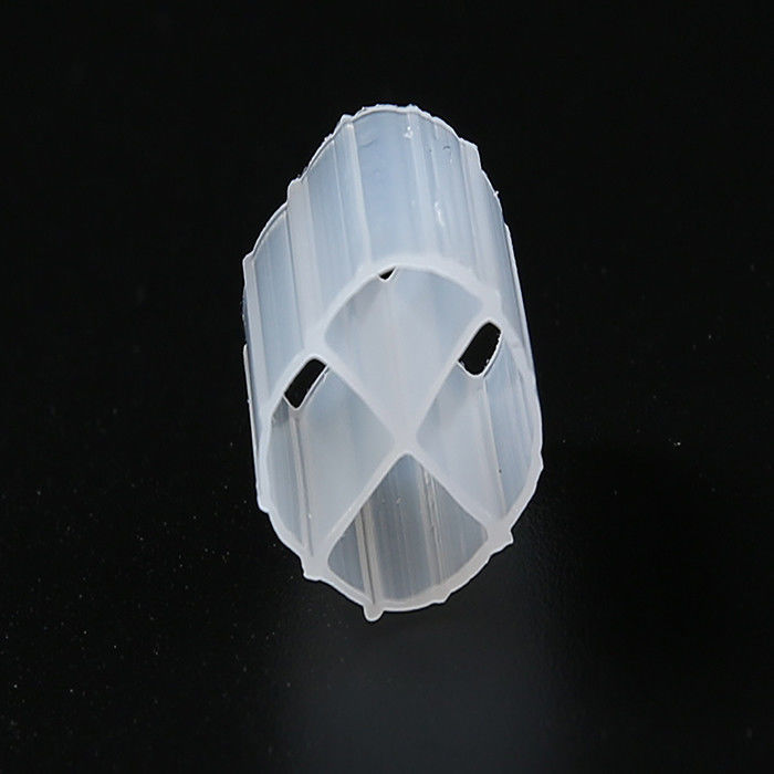 Medios de filtro MBBR de 12*9mm con color natural y material flotante de HDPE virgen