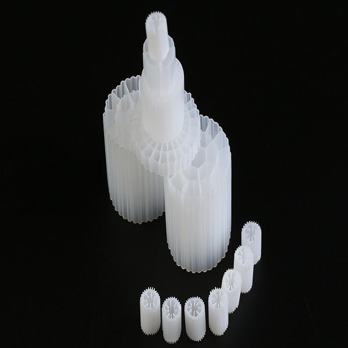 Alta eficiencia MBBR Bio Media K1 Micro Media 12 mm X 9 mm Color blanco