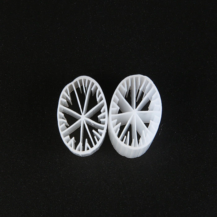 Material virgen HDPE MBBR Bio Media Color blanco 15*15mm Tamaño para aguas residuales
