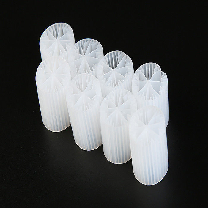 Medios de filtro de plástico HDPE MBBR PARA SISTEMA RAS Medios de larga duración