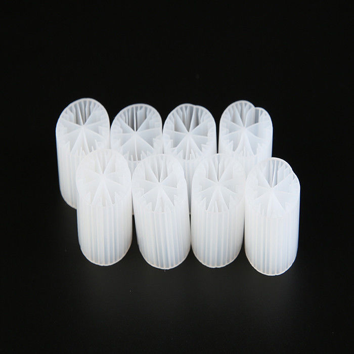 Medios de filtro de plástico HDPE MBBR PARA SISTEMA RAS Medios de larga duración