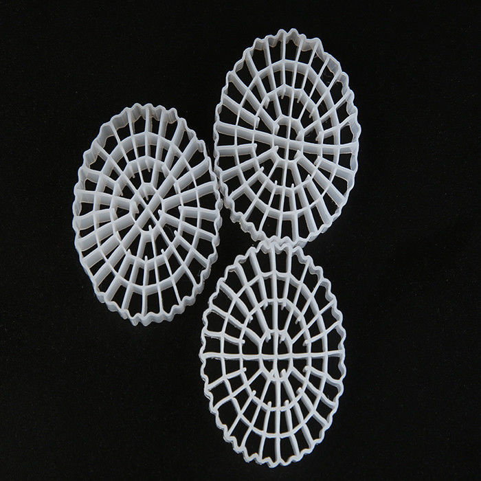 Material virgen HDPE MBBR Medios de filtro biológico de plástico con buena superficie