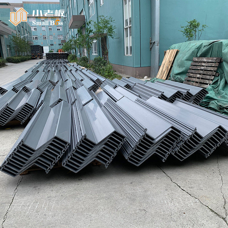 Los paneles de acoplamiento de láminas de vinilo de la pared marina rentables 10 mm 11 mm Z tipo de pila de láminas de PVC