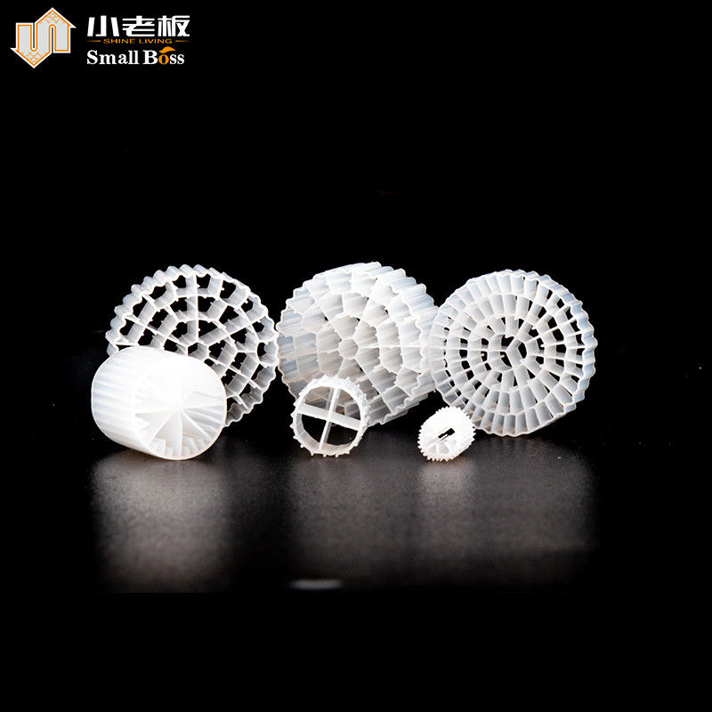 Medios de filtro biológicos de plástico PE38 HDPE para el tratamiento del agua