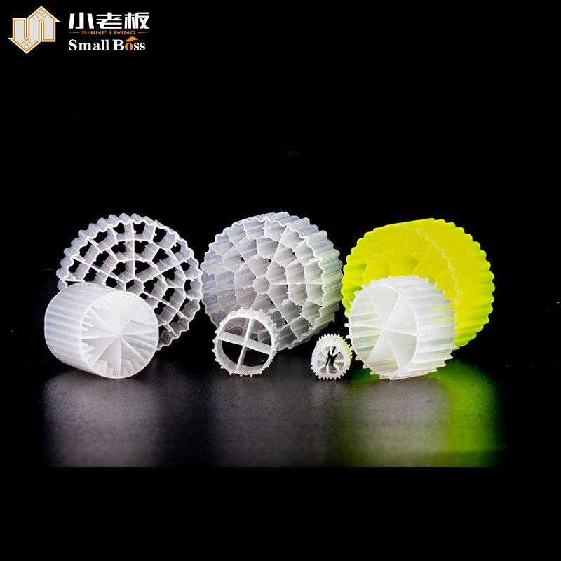 Medios de filtro biológicos de plástico PE38 HDPE para el tratamiento del agua