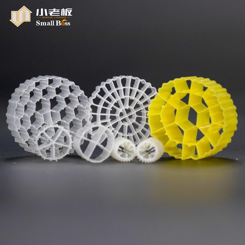 Medios de filtro biológicos de plástico PE38 HDPE para el tratamiento del agua