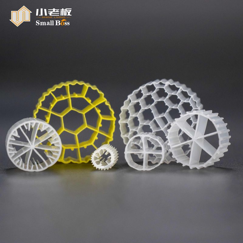 color blanco medios MBBR grande aera K3 principalmente para el tanque anaeróbico IDEAL portador mbbr COD eliminación BOD