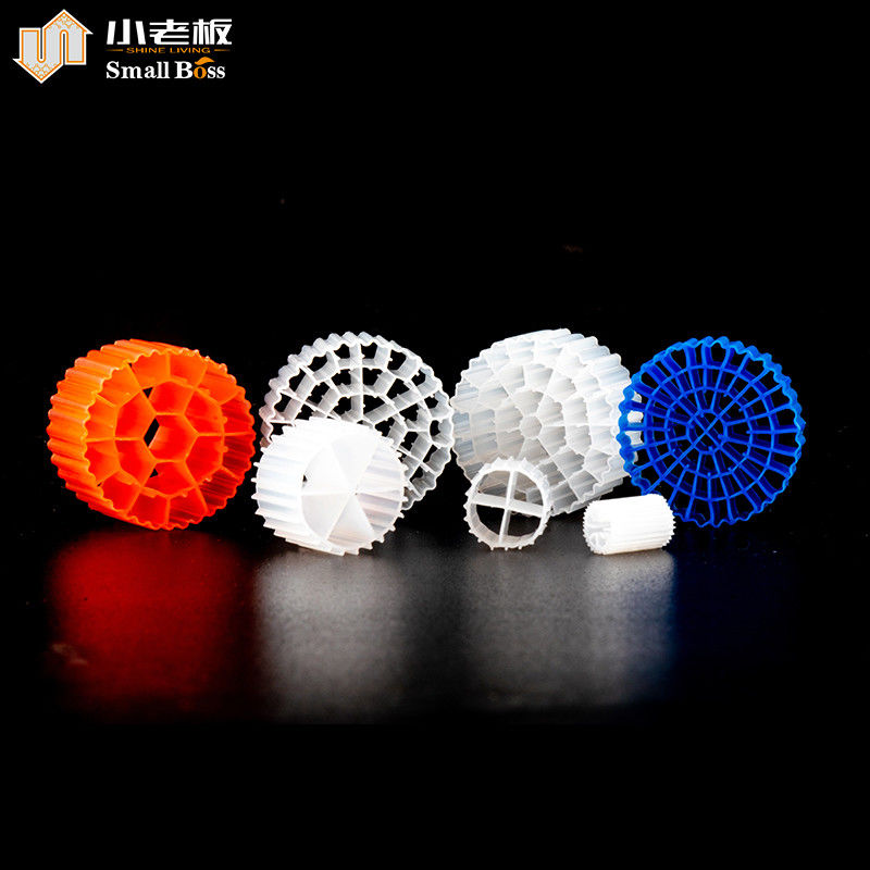 color blanco medios MBBR grande aera K3 principalmente para el tanque anaeróbico IDEAL portador mbbr COD eliminación BOD