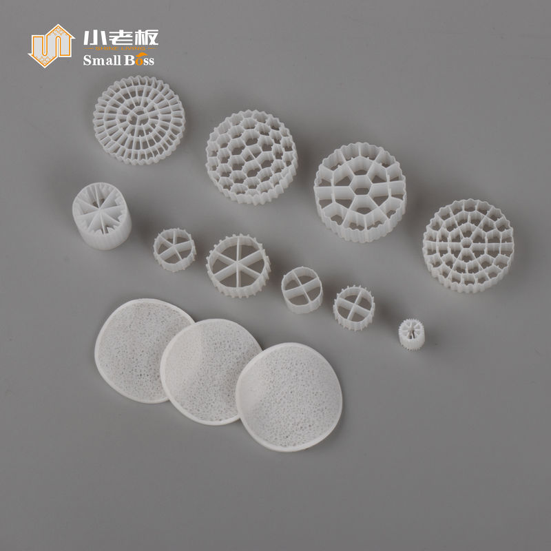 Planta de tratamiento de aguas residuales Mbbr Bio Balls Filter Media Mbbr Plastic Water Treatment Carrier Mbbr