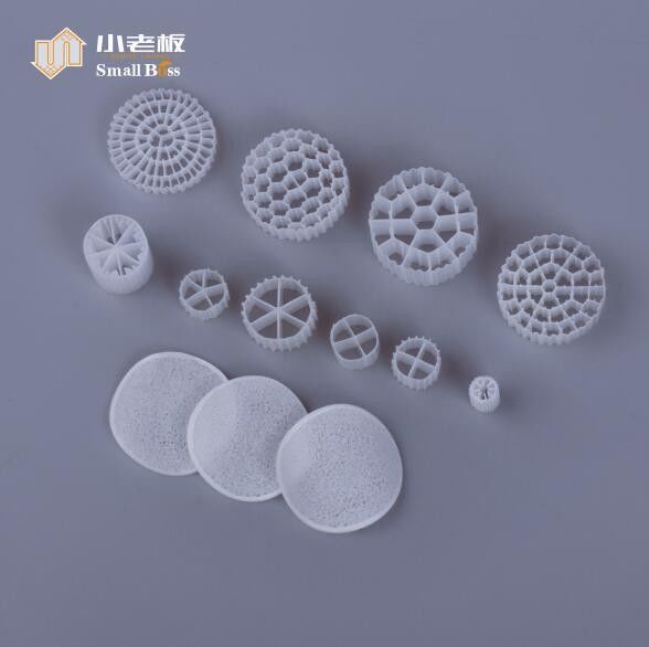 25*10mm FDA 800M2/M3 BIOCELL biotubo flotante con filtro mbbr