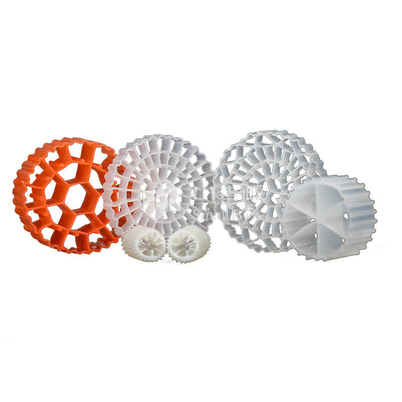 Medios de filtro de biocélulas Mbbr Biotube Pipe Tecnología biológica pe38