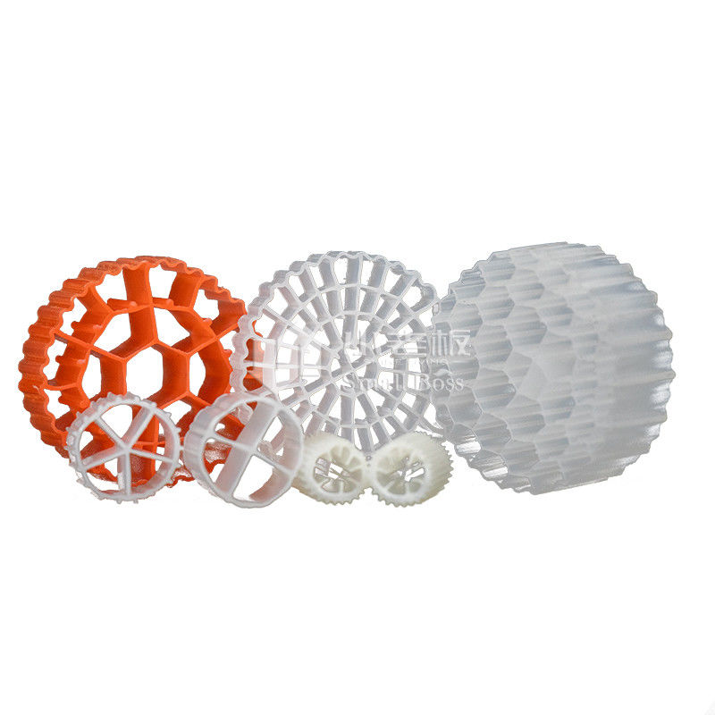Medios de filtro de biocélulas Mbbr Biotube Pipe Tecnología biológica pe38