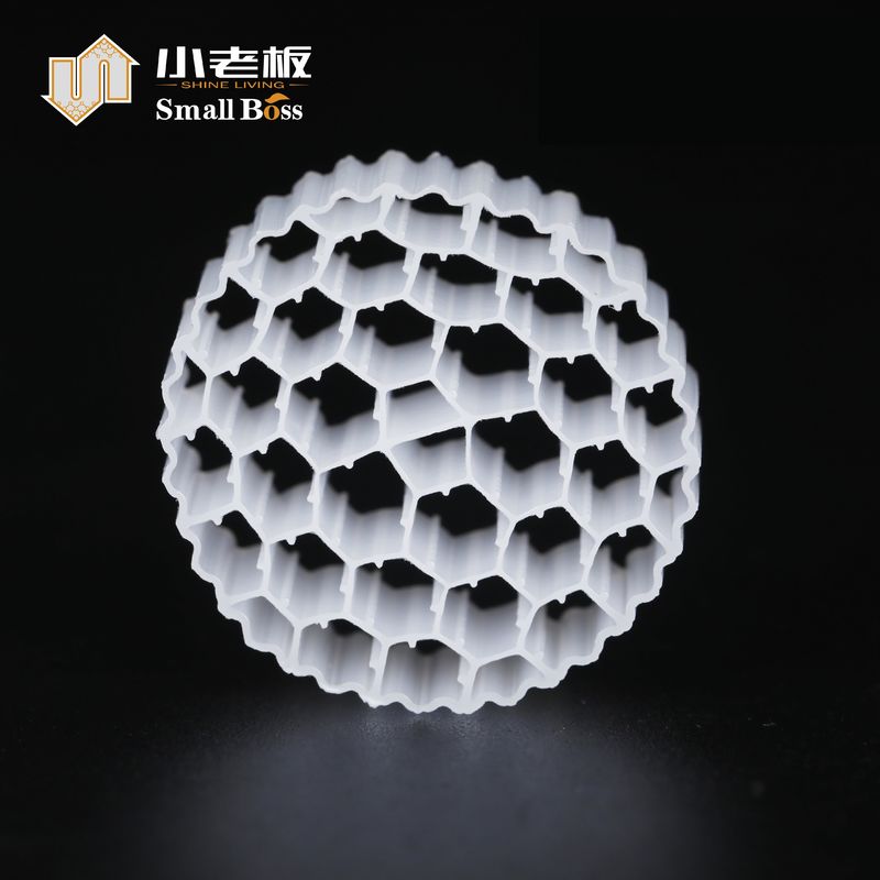 Desnitrificación duradera MBBR Biochip Portador para la purificación pionera del agua Tratamiento de aguas residuales