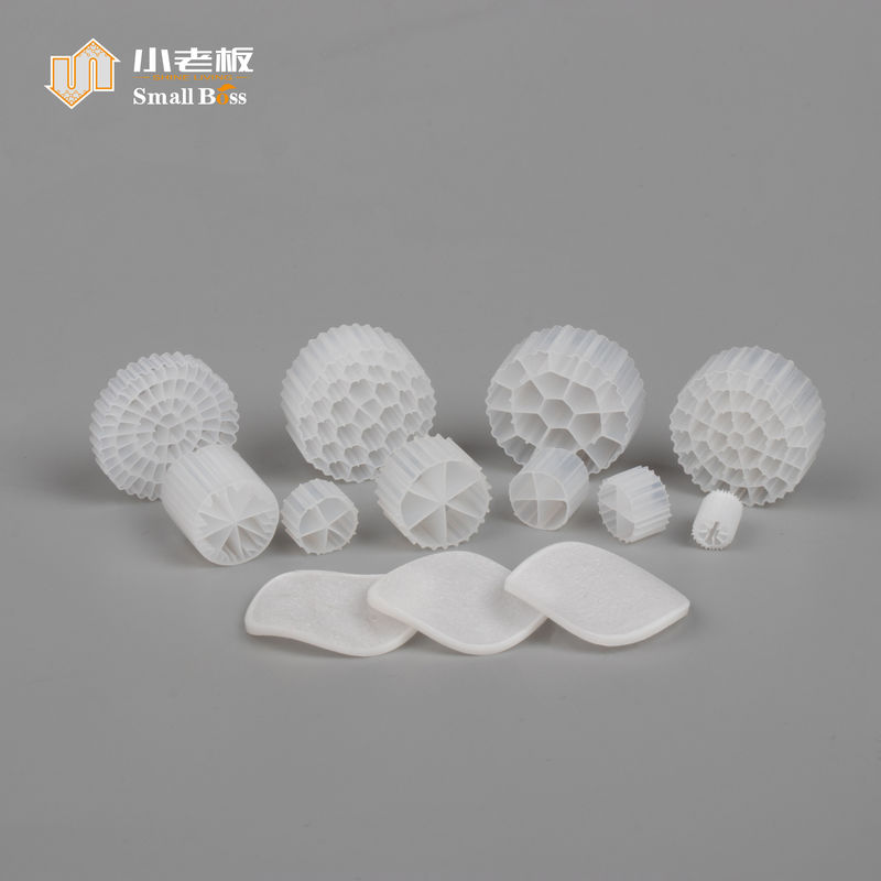 PE38 Medios profesionales de filtro de plástico Material HDPE Acuario Bio Medios