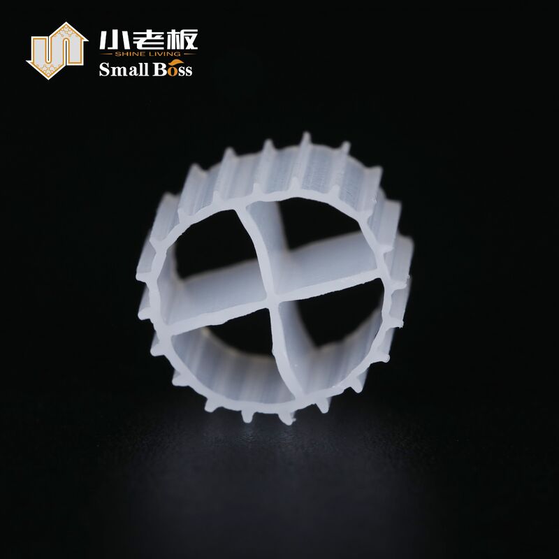 Medios de filtro biológicos de tamaño pequeño de HDPE K1 900m2 / M3 Superficie 11*7mm Tamaño