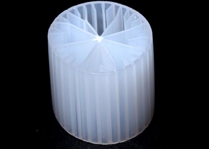 Materia prima Hdpe de plástico aeróbico Mbbr K3 Bio Media FDA Prueba de seguridad ISO Medios flotantes