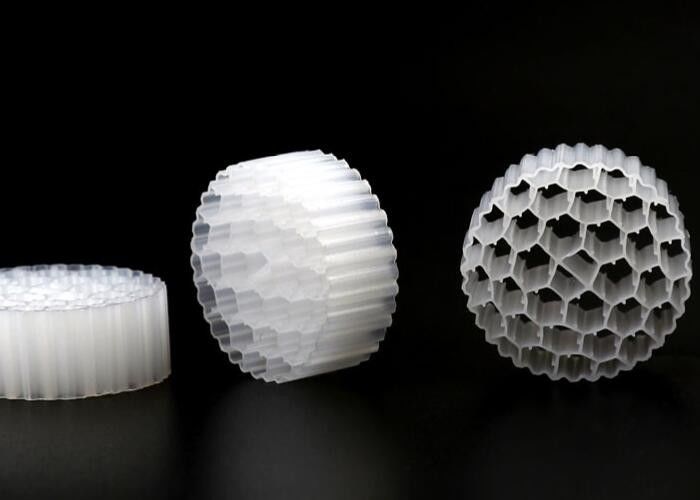 Medios de filtro virgen Hdpe Flexible forma de ingeniería de aplicación Resistencia a los golpes