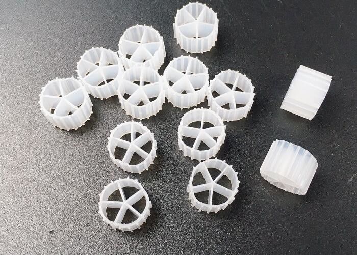 10*7mm MBBR Bio Carrier FAB Media Bio Cell Media para el tratamiento de agua Proceso A / O