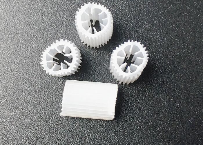 Tanque aeróbico K3 Bio Media MBBR Media cama móvil Filtro biológico 5*10mm Color blanco