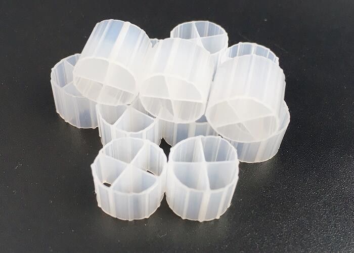 Alta eficiencia MBBR Bio Media K1 Micro Media 12 mm X 9 mm Color blanco