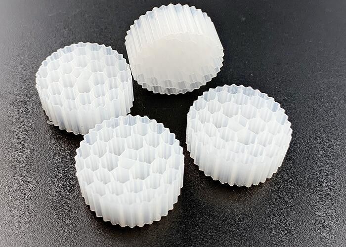 Medios de filtro de células biológicas MBBR para el tratamiento del agua de la ciudad