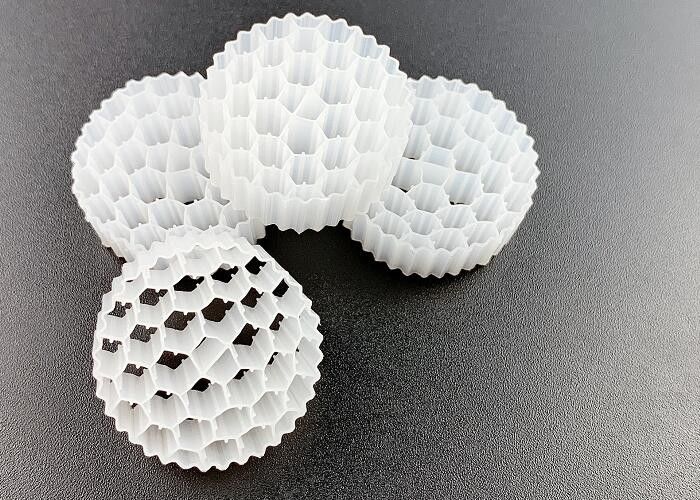 Medios de filtro de células biológicas MBBR para el tratamiento del agua de la ciudad