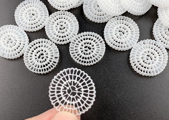 Kaldnes K5 FDA Seguridad Biofilm activo colgante rápido Mbbr Medios de filtro biológico