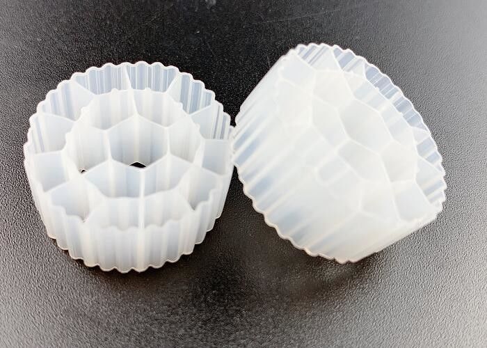 Hdpe de plástico para RAS Resistencia a golpes MBBR Medios de filtro flotante