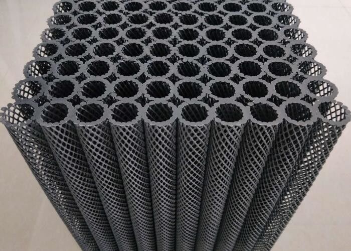 Medios de tuberías de plástico Hdpe para el tratamiento del agua de color negro caliente para la acuicultura