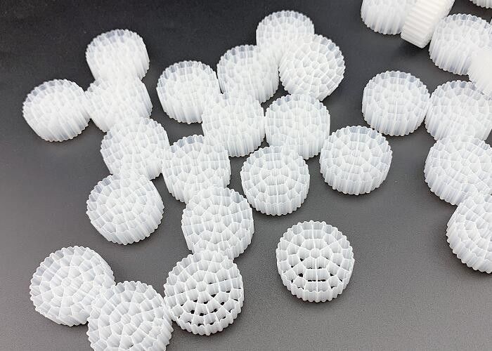 MBBR Bio Ball Sewage Treatment Medios de filtro de plástico 25*10MM