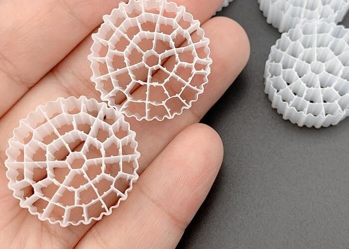 MBBR Bio Ball Sewage Treatment Medios de filtro de plástico 25*10MM