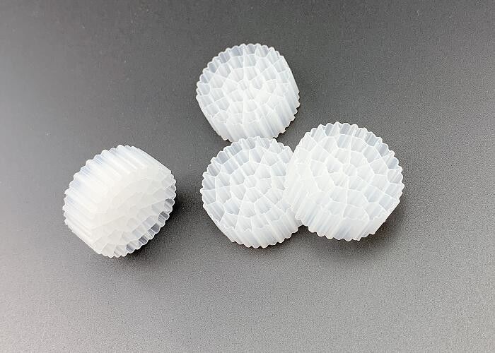 Tratamiento del agua Gran superficie MBBR Biocell Filter Media 25*10MM